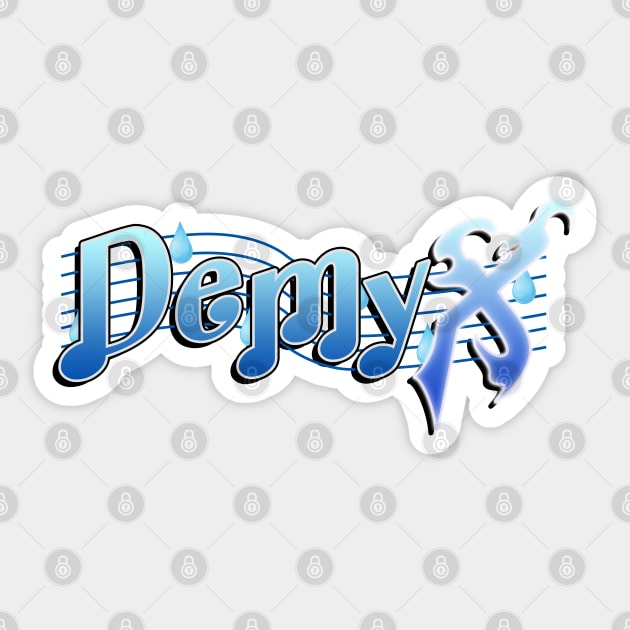 Demyx Title Sticker by DoctorBadguy